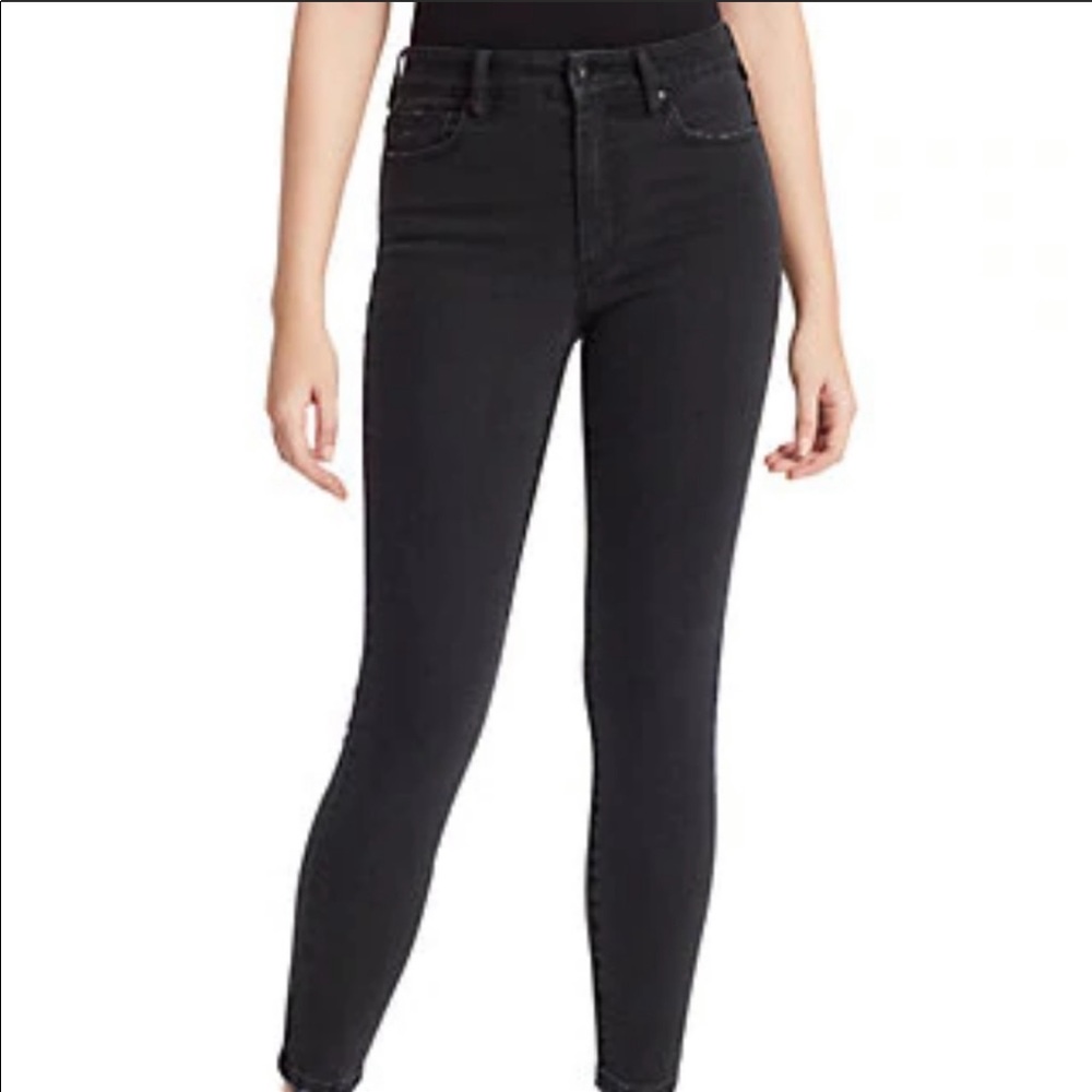 Jessica Simpson High Rise Skinny Black Jean